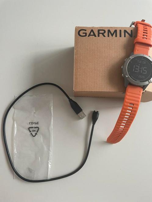 Garmin fenix 6 Sapphire, Sieraden, Tassen en Uiterlijk, Smartwatches, Nieuw, Android, Zwart, Afstand, Calorieverbanding, Conditie