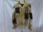 CLOCKHOUSE patchwork zachte gevoerde jas - maat 40, Kleding | Dames, Maat 38/40 (M), Bruin, Ophalen of Verzenden, Zo goed als nieuw
