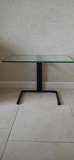 Leolux tv meubel glas /metaal, Ophalen, Zo goed als nieuw