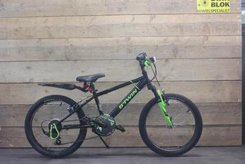 20 inch BTwin Racing Boy 500 ATB 6v zwart/groen met garantie beschikbaar voor biedingen