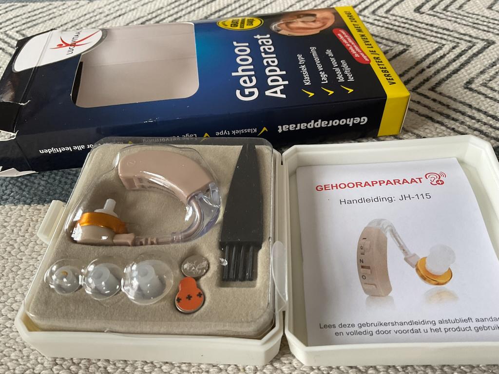 Gehoorapparaat nooit gebruikt, Ophalen of Verzenden, Nieuw, Gehele gezicht