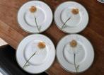 Villeroy & boch flora 4 ontbijtborden 21,5cm, Antiek en Kunst, Antiek | Servies los, Ophalen of Verzenden