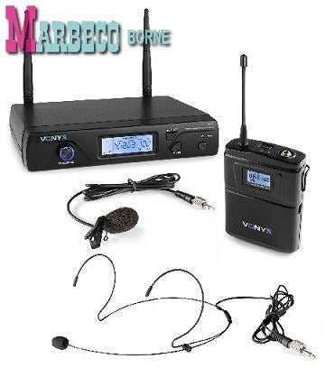 Draadloze Microfoon Digitaal UHF 16-Kanaals,Bodypack WM61B, Vonyx, Overige typen, Nieuw, Info@marbeco.nl