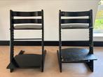 Zwarte trip trap stoelen te koop (€75 per stuk), Ophalen, Zo goed als nieuw, Meegroeistoel