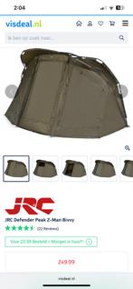 JRC Defender Peak 2-Man Bivvy met JRC Cocoon Universal Porch, Watersport en Boten, Hengelsport | Karpervissen, Ophalen of Verzenden