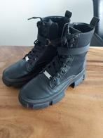 Stoere Steve Madden veterlaarzen, maat 36, heel weinig gedr., Kleding | Dames, Schoenen, Zwart, Lage of Enkellaarzen, Steve Madden