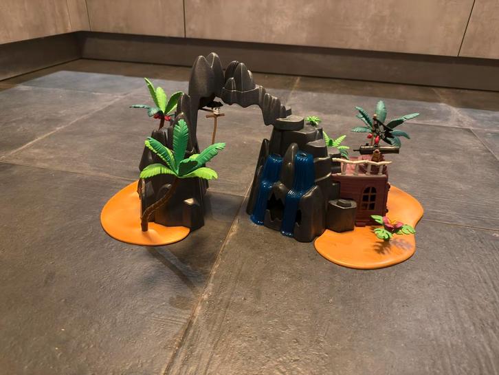 Playmobil Pirateneiland Groot, Kinderen en Baby's, Speelgoed | Playmobil, Gebruikt, Complete set, Ophalen of Verzenden