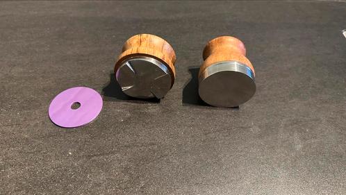 Puck preparation set • Tamper • Leveler • Hout • Espresso, Witgoed en Apparatuur, Koffiezetapparaten, Zo goed als nieuw, Espresso apparaat