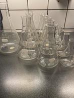 Laboratoriumglas - Erlenmeyer Kolven Set, Ophalen of Verzenden