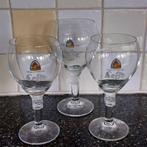 Leffe bierglazen met de Abdij op de voet, Ophalen of Verzenden, Bierglas