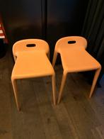 Magis Yuyu twee design krukken roze, Ophalen, Gebruikt, Kunststof