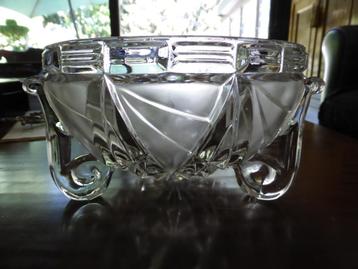 Aparte ART DECO schaal coupe / origineel Libochovice gla beschikbaar voor biedingen