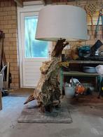 boomstamlamp, Huis en Inrichting, Lampen | Vloerlampen, Ophalen, Gebruikt, Hout, 150 tot 200 cm