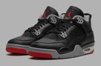 Jordan 4 bred reimagined maat 43 size 9.5 US, Zwart, Nieuw, Ophalen of Verzenden, Sneakers of Gympen