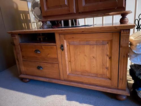 Grenen TV Kast met Opbergruimte, Huis en Inrichting, Kasten | Televisiemeubels, Gebruikt, Minder dan 100 cm, 100 tot 150 cm, 25 tot 50 cm