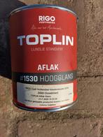 Toplin hoogglans verf Ossenbloed, Doe-het-zelf en Verbouw, Verf, Beits en Lak, Nieuw, Ophalen of Verzenden, Verf, Minder dan 5 liter