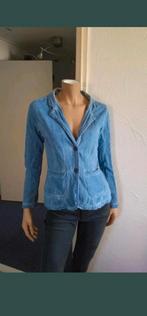 Leuk zacht blauw jasje van cl essentials maat M, Kleding | Dames, Maat 38/40 (M), Blauw, Ophalen of Verzenden, Jasje