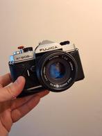 Jujica ST605n / 3 lenzen / uv filter / leren bescherm hoes, Ophalen of Verzenden, Zo goed als nieuw, Spiegelreflex, Fuji