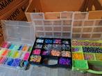 Grote Loom Bandjes Collectie met Boeken, Hobby en Vrije tijd, Knutselen, Ophalen of Verzenden, Gebruikt, Materiaal