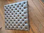 Chesterfield style hocker., Ophalen, Zo goed als nieuw, Vierkant
