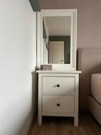 Ikea Hemnes 2 nachtkastjes en spiegel, Ophalen, Gebruikt, 65 cm of meer, 70 cm of meer