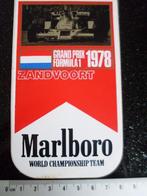 sticker Marlboro wct grand prix formula1 zandvoort 1978, Verzenden, Zo goed als nieuw, Sport