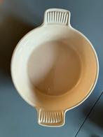 Ronde aardewerk ovenschaal Le Creuset, Ophalen, Zo goed als nieuw