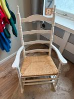 Oude Schommelstoel wit, Huis en Inrichting, Stoelen, Ophalen, Gebruikt, Wit, Eén