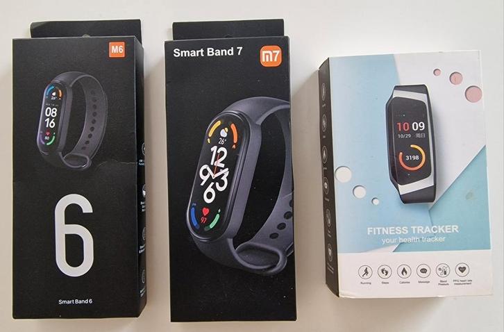Smartwatch Fitness Tracker M6 & Fitness Tracker, Sport en Fitness, Hartslagmeters, Zo goed als nieuw, Ophalen