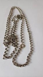 Oude lange zilveren jasseron ketting, Verzenden, Zilver, Overige typen
