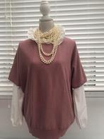 Als Nieuw Purdey trui roze 44 46 xxl katoen, Verzenden, Maat 42/44 (L), Zo goed als nieuw, Purdey