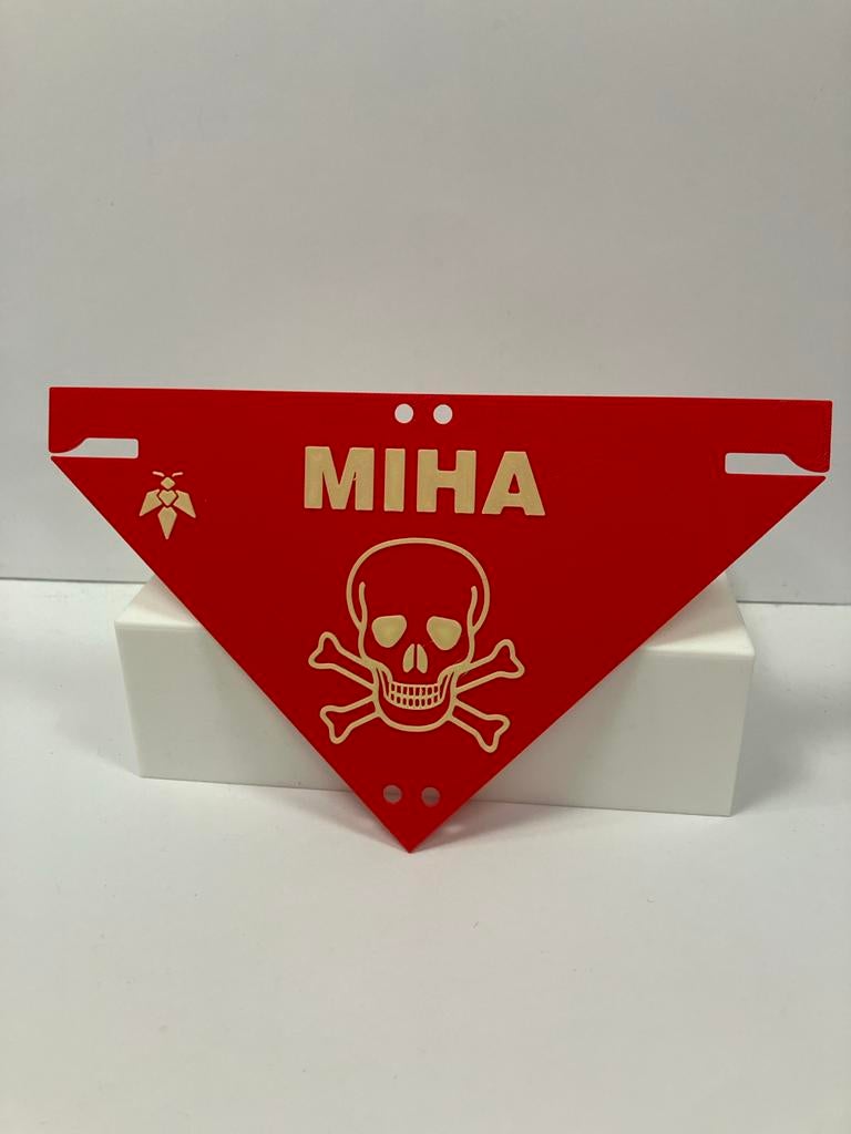 3D Geprint Waarschuwingsbord - MIHA, Ophalen of Verzenden, Overige soorten, Overige gebieden, Overige typen