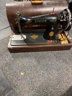 Oude Singer Naaimachine met Koffer, Antiek en Kunst, Ophalen