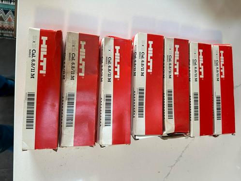 Hilti set stalen nagels en kruitpatronen, Doe-het-zelf en Verbouw, Overige Doe-het-zelf en Verbouw, Nieuw, Ophalen of Verzenden