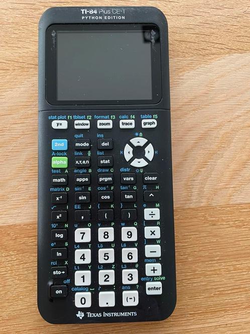 Texas instruments TI-84 Plus CE-T python edition, Diversen, Rekenmachines, Zo goed als nieuw, Grafische rekenmachine, Ophalen of Verzenden