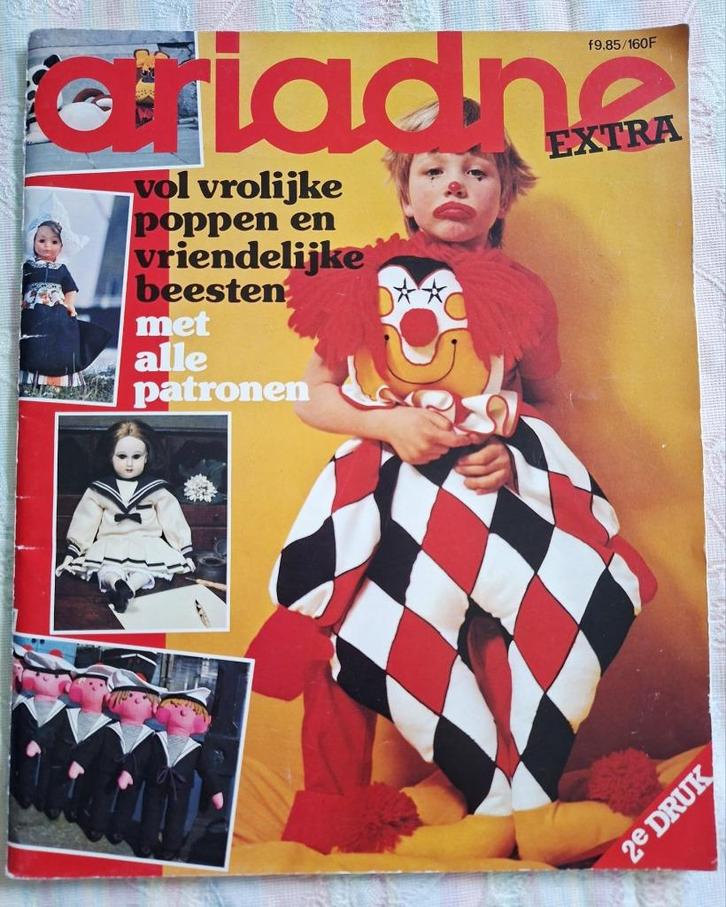 Ariadne poppen maken en dieren naaien, Hobby en Vrije tijd, Kledingpatronen, Zo goed als nieuw, Overige typen, Kind, Overige merken