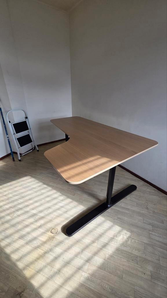 Hoekbureau, Huis en Inrichting, Bureaus, Zo goed als nieuw, In hoogte verstelbaar, Ophalen of Verzenden