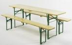 Picknicktafel / biertafelset / partytafel te huur, Hobby en Vrije tijd, Feestartikelen | Verhuur, Ophalen, Zo goed als nieuw