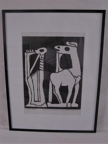 Hubert Bekman Slang en Paard Tentoonstelling zweden Pulchri beschikbaar voor biedingen