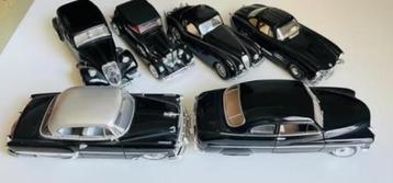 6 oldtimers schaalmodel auto1:24 beschikbaar voor biedingen
