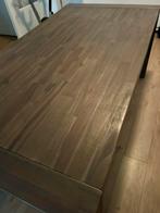 Houten Eettafel 190x100 - Wegens Verhuizing!, Huis en Inrichting, Tafels | Eettafels, Gebruikt, Vijf personen of meer, 150 tot 200 cm