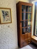 Kast Vitrinekast Mahonie, Huis en Inrichting, Ophalen, Gebruikt, 200 cm of meer, 50 tot 100 cm