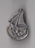 Scheepvaart Urk Zeilboot broche, Verzamelen, Speldjes, Pins en Buttons, Gebruikt, Niet vindbaar, Niet vindbaar, Speldje of Pin