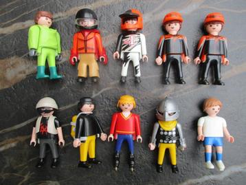 Playmobil set 10 x poppetjes mannen beschikbaar voor biedingen