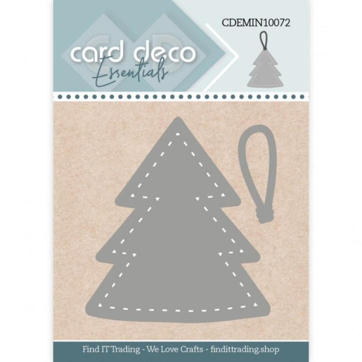 Card Deco Essentials mini dies 72 Hanging Tree CDEMIN10072, Hobby en Vrije tijd, Kaarten | Zelf maken, Nieuw, Pons of Mal, Kerst