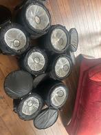 Grote kristallen klankschalen set met tassen, Ophalen of Verzenden, Zo goed als nieuw