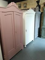 Leuke roze brocante antieke kast met kuifje etc.., Ophalen of Verzenden, Gebruikt, 50 tot 70 cm, 105 cm of meer