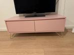Tv kast roze met goudenpoten, Huis en Inrichting, Ophalen of Verzenden, Zo goed als nieuw, 25 tot 50 cm, Minder dan 100 cm