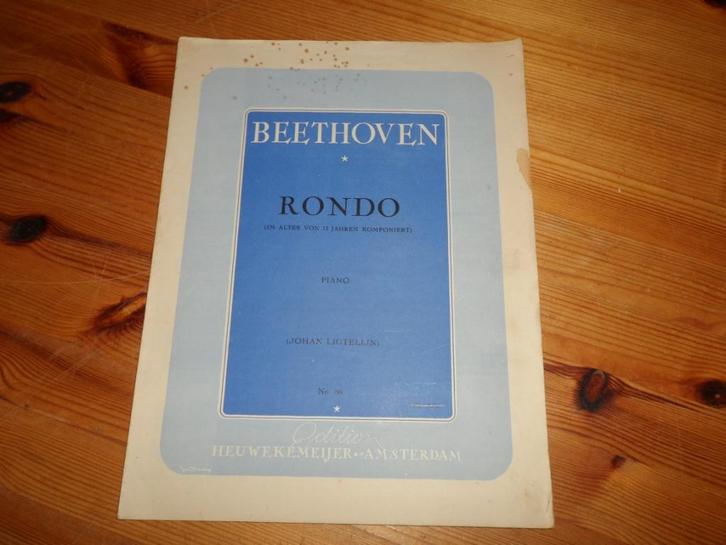 Beethoven - rondo / andante / romance / gertrude's dream, Muziek en Instrumenten, Bladmuziek, Gebruikt, Artiest of Componist, Klassiek