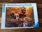 Ravensburger Puzzel - 2000 Stukjes Tijgers, Ophalen of Verzenden, Meer dan 1500 stukjes, Gebruikt, Legpuzzel